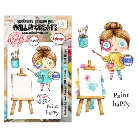 Tampon A7 - 1500 - Paint Happy - AALL and Create