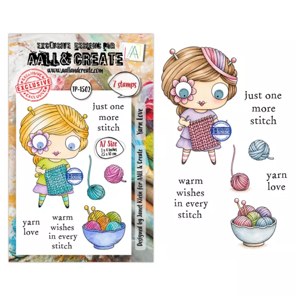 Tampon A7 - 1502 - Yarn Love - AALL and Create