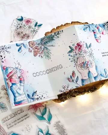 Tampon A7 - Altitude - Les mains enneigées - Chou Flowers