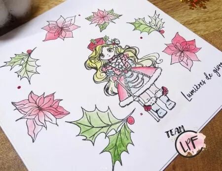 Tampon A7 - Chocolat Chaud - Mam\'zelle Suzelle - La Petite Française