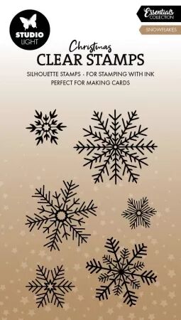 Tampon A7 - Snowflakes - -Flocons - Christmas Essentials - Studio Light