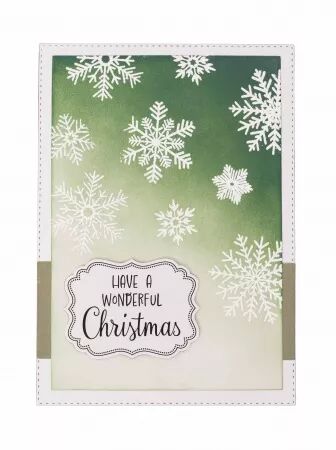 Tampon A7 - Snowflakes - -Flocons - Christmas Essentials - Studio Light