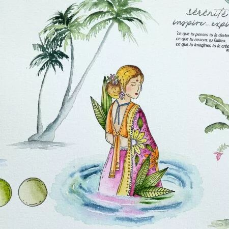 Tampon A7 - Vibrations - Fille indienne