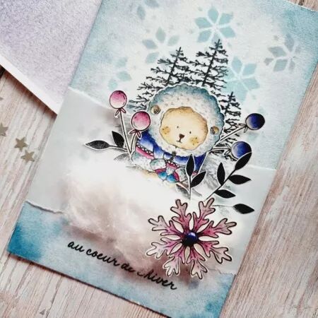 Tampon A8 - Altitude - Doudou esquimau - Chou Flowers