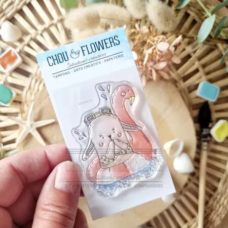 Tampon A8 - Rêve Azur - Doudou piscine - Chou Flowers