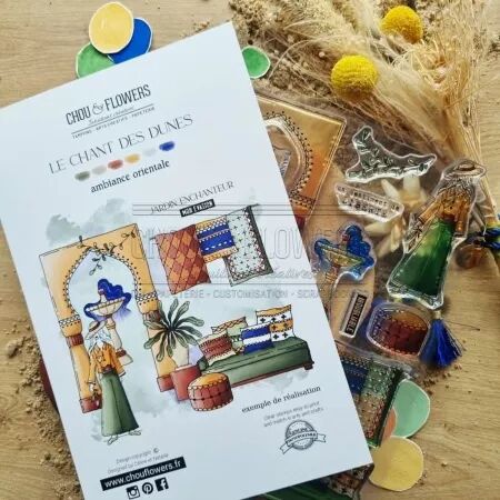 Tampon AMBIANCE ORIENTALE - collection Chant des dunes - Chou and Flowers