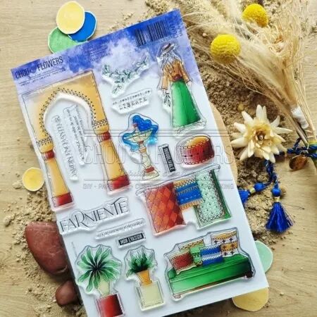 Tampon AMBIANCE ORIENTALE - collection Chant des dunes - Chou and Flowers