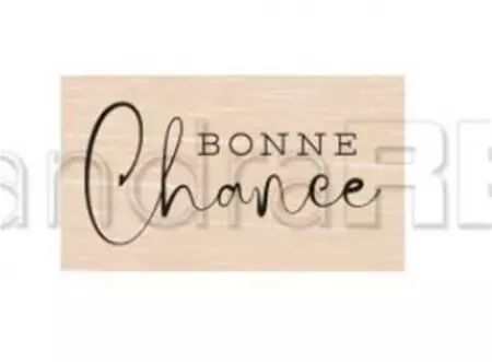 Tampon bois - Bonne chance