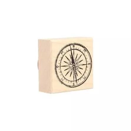 Tampon bois - boussole - Artemio