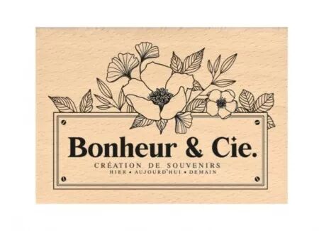 Tampon bois - Ginkgo - Bonheur et compagnie