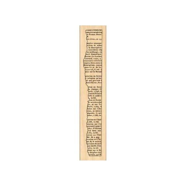 Tampon bois - Ginkgo - Page d�chir�e - Floril�ges Design