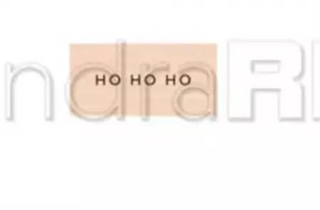 Tampon bois - Ho Ho Ho