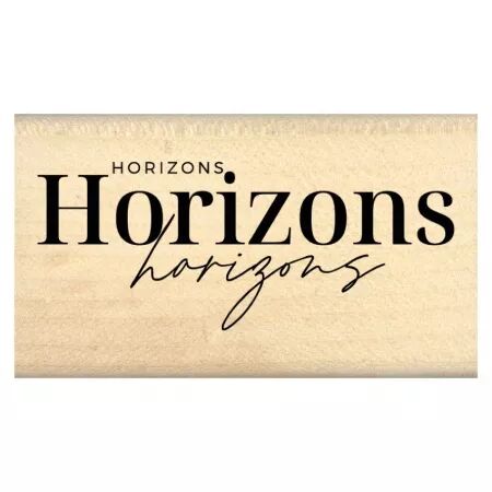 Tampon bois HORIZONS - Horizons - Floril&egrave;ges Design
