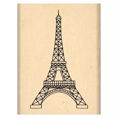 Tampon bois MINI EIFFEL - Horizons - Floril&egrave;ges Design