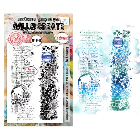 Tampon Clear - 1341 - Bee Geometry - AALL and Create