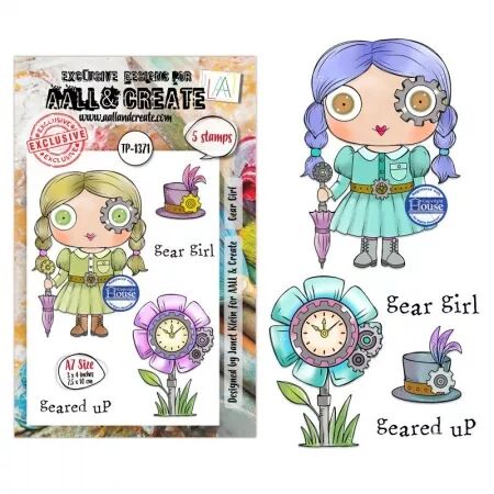 Tampon Clear - 1371 - Gear Girl - AALL and Create