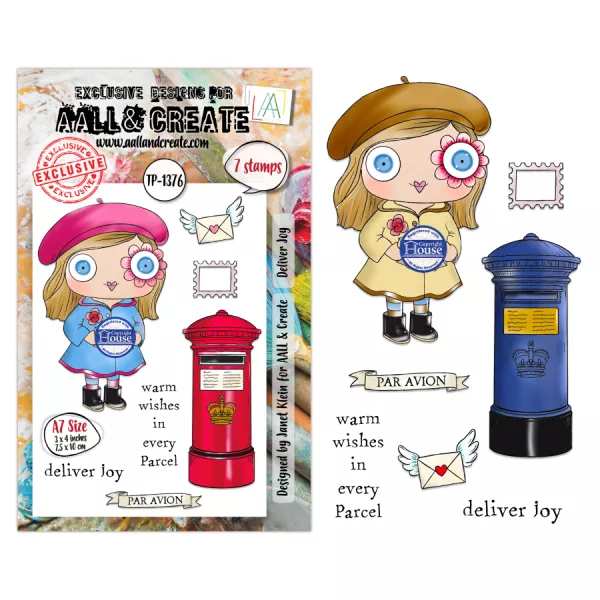 Tampon Clear - 1376 - Deliver Joy - AALL and Create