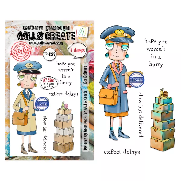 Tampon Clear - 1379 - Dee Delivers - AALL and Create