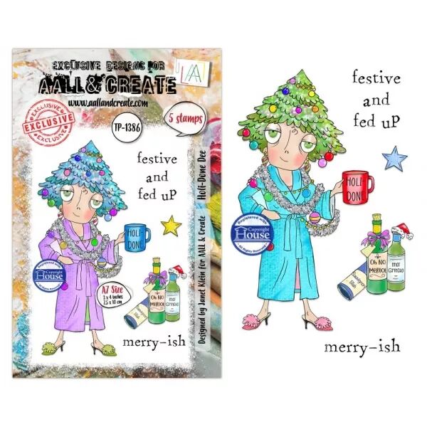Tampon Clear - 1386 - Holi-Done Dee - AALL and Create