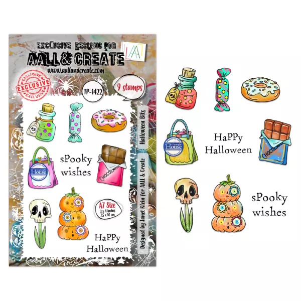 Tampon Clear - 1422 - Halloween Bits - AALL and Create