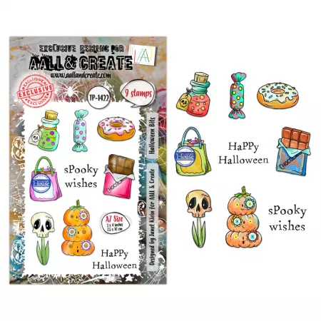 Tampon Clear - 1422 - Halloween Bits - AALL and Create