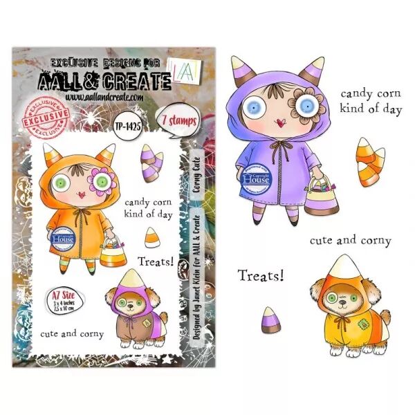 Tampon Clear - 1425 - Corny Cute - AALL and Create