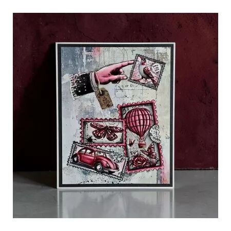 Tampon Clear - 1443 - Miniature Postage Stamps - AALL and Create