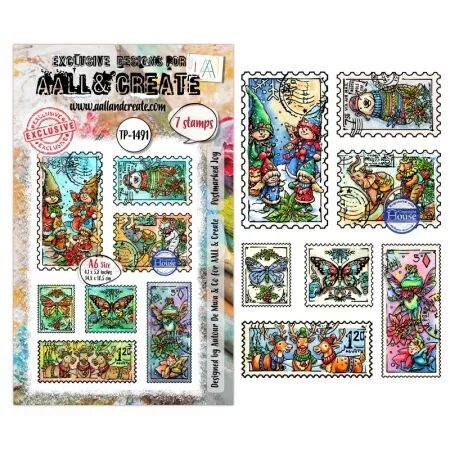 Tampon Clear - 1491 - Postmarked Joy - AALL and Create