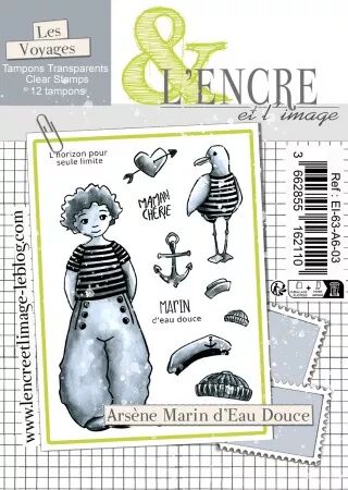 Tampon clear - Ars&egrave;ne Marin d\'Eau Douce - L\'Encre et l\'Image
