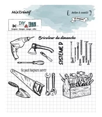 Tampon clear : Boite &agrave; outils - DIY and Cie