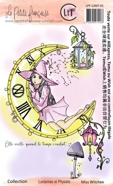 Tampon clear : Collection Lanternes et Physalis - Miss Witchee- La Petite Francaise