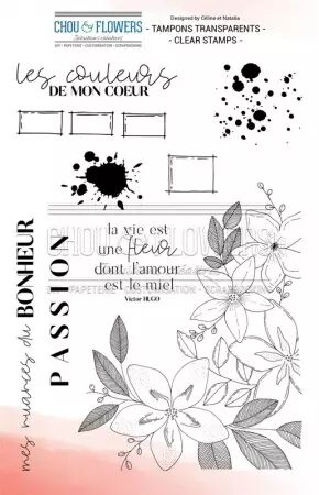 Tampon clear - La vie est une fleur