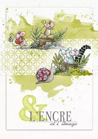 Tampon clear - Les Trotte-Menu partent en Exploration - L\'Encre et l\'Image