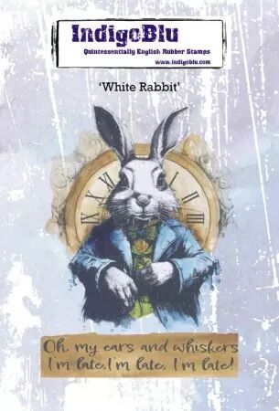 Tampon Cling - White Rabbit - IndigoBlu