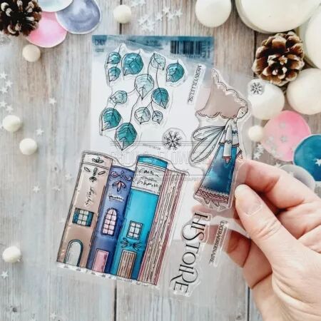 Tampon DL - Altitude - Histoire d\'hiver - Chou Flowers