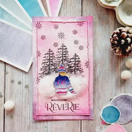 Tampon DL - Altitude - Les mots d\'hiver - Chou Flowers