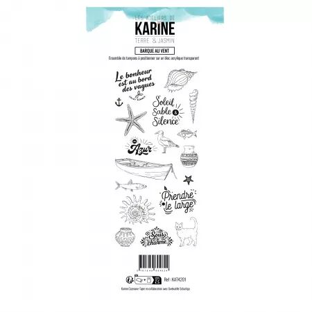Tampon DL - Terre & Jasmin - Barque au vent - Les Ateliers de Karine