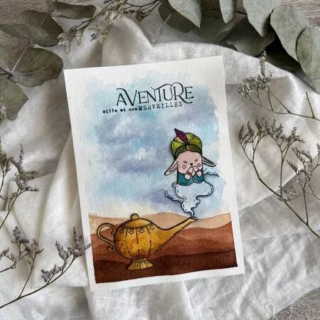 Tampon DOUDOU GENIE - collection Chant des dunes - Chou and Flowers