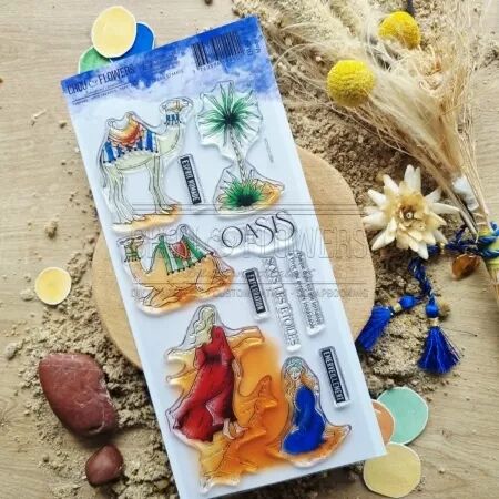 Tampon ESCAPADE NOMADE - collection Chant des dunes - Chou and Flowers