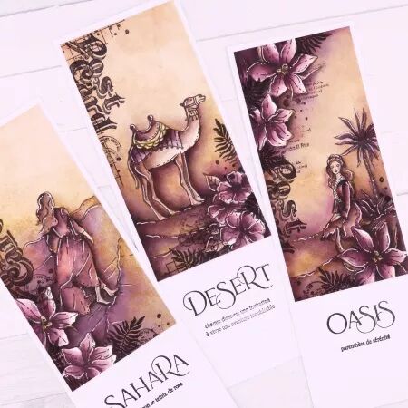 Tampon ESCAPADE NOMADE - collection Chant des dunes - Chou and Flowers