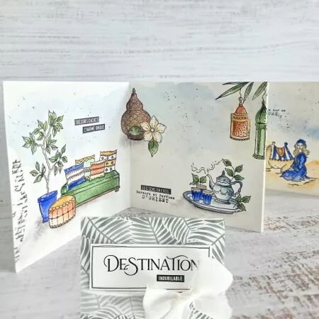Tampon ESCAPADE NOMADE - collection Chant des dunes - Chou and Flowers
