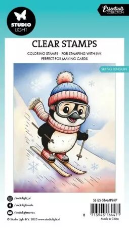 Tampon Essentials - Skiing Penguin- Studio Light