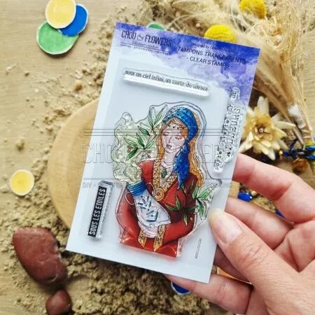 Tampon FILLE OASIS - collection Chant des dunes - Chou and Flowers