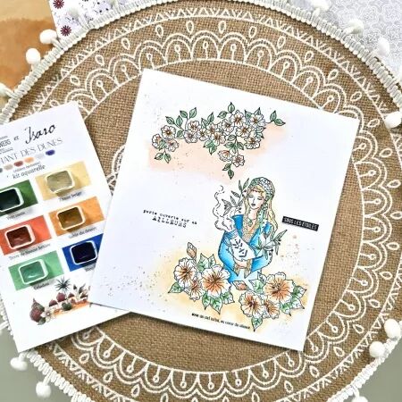 Tampon FILLE OASIS - collection Chant des dunes - Chou and Flowers