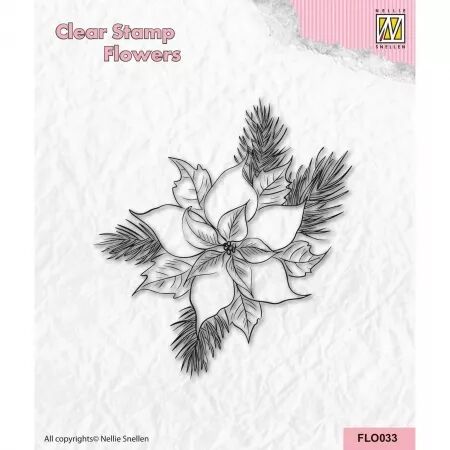 Tampon Flowers - Poinsettia - Nellie\'s Choice