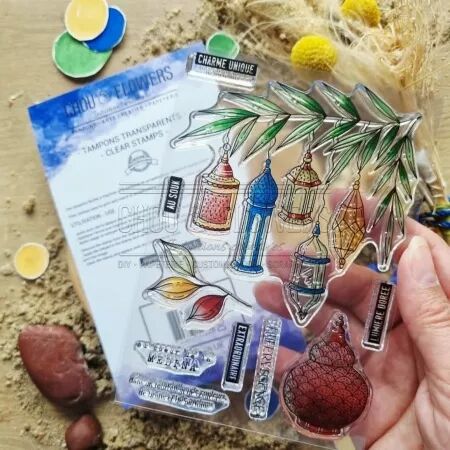 Tampon LUMIERE DOREE - collection Chant des dunes - Chou and Flowers