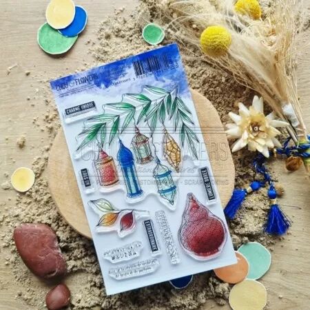 Tampon LUMIERE DOREE - collection Chant des dunes - Chou and Flowers