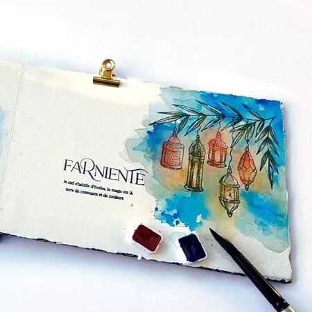 Tampon LUMIERE DOREE - collection Chant des dunes - Chou and Flowers