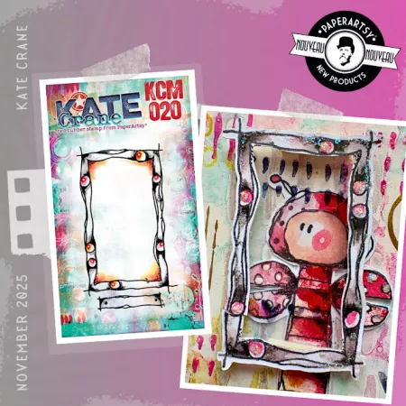 Tampon mini - Cadre 020 - Kate Crane pour PaperArtsy