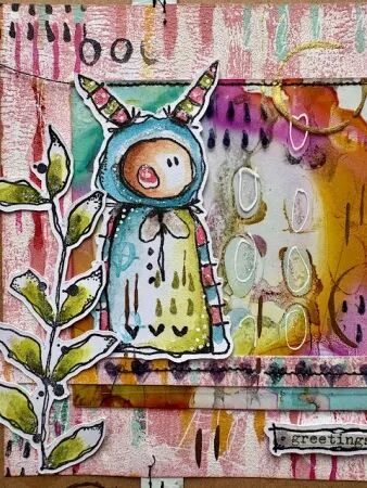 Tampon mini - Cadre 022 - Kate Crane pour PaperArtsy